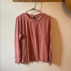 Wild Fable Dusty Rose Long Sleeve Tee